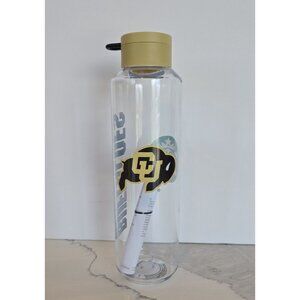 NWT Starbucks CU Campus University‎ of Colorado Buffaloes Strap Water Bottle